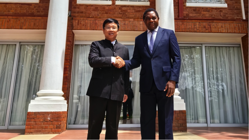 XC-Sports资源董事长王平卫拜会赞比亚总统 希奇莱马并出席收购Kitumba铜矿股权签约仪式